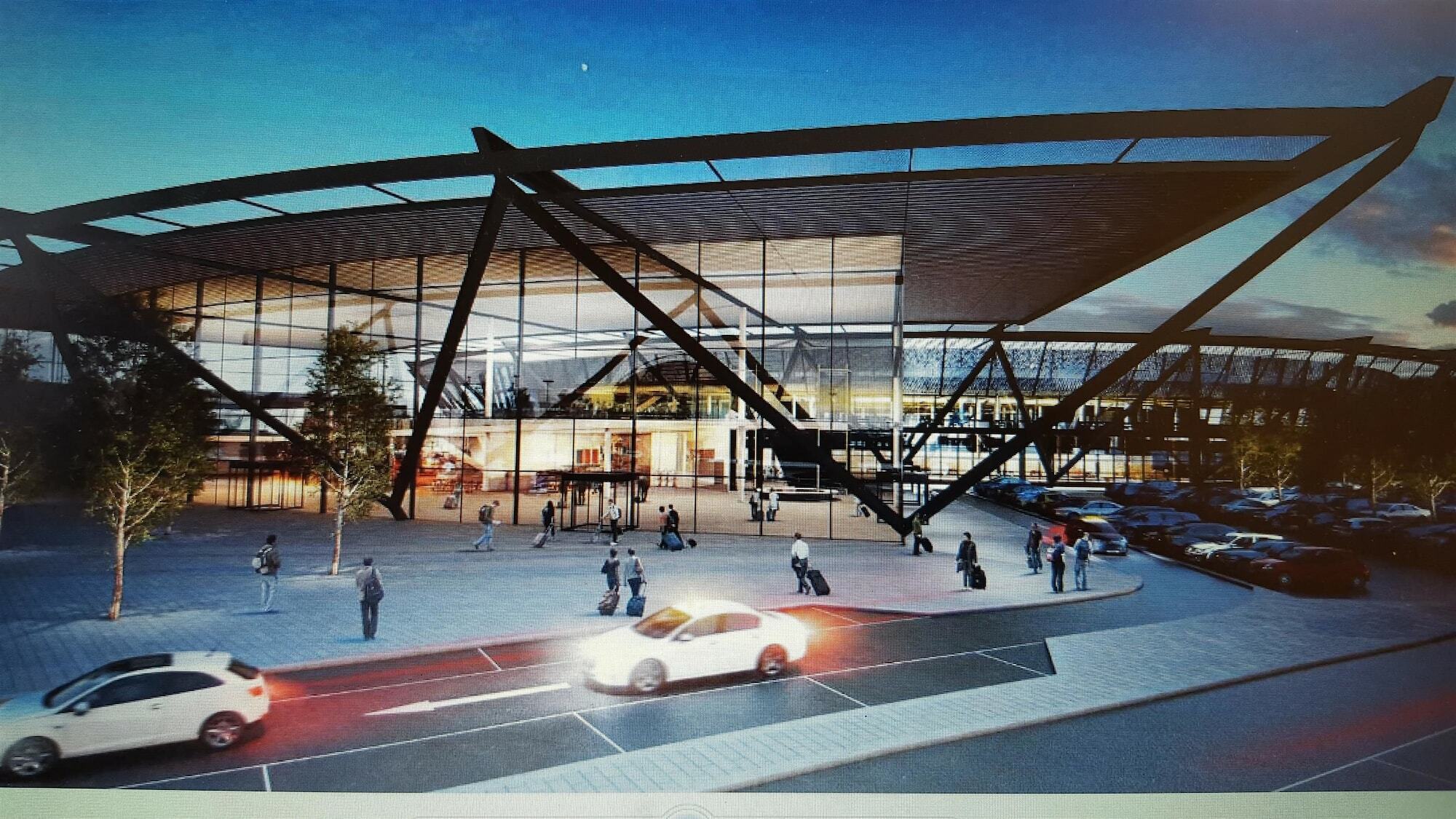 Premiere Classe Lyon Est Aeroport Saint Exupery Bagian luar foto